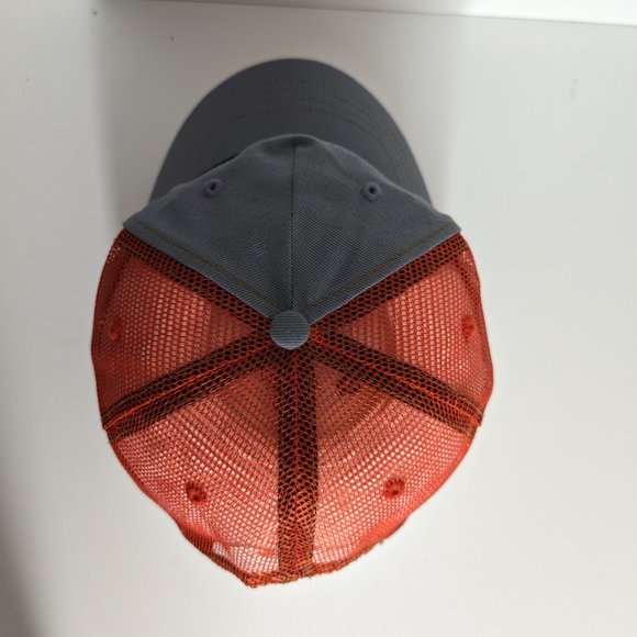 Von Dutch Classic Trucker Hat - NWT - Burnt Orange and Grey - Picture 6 of 12